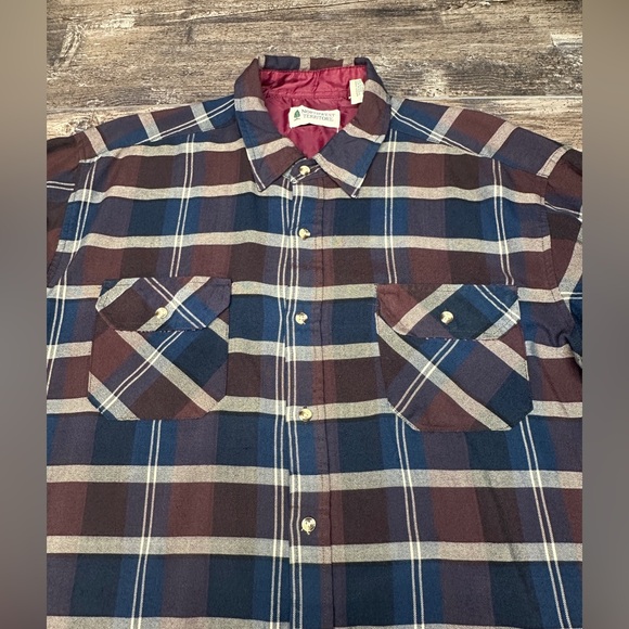 Northwest Territory Shirt - Flannel Button Down - Mens XL - Vintage 90s - Picture 4 of 10